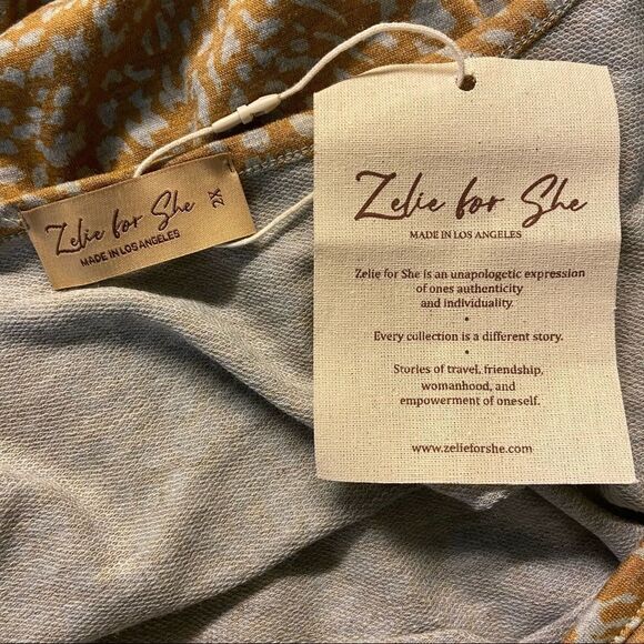 Zelie For She Crop Cinch Tank Top 2X - Picture 5 of 9